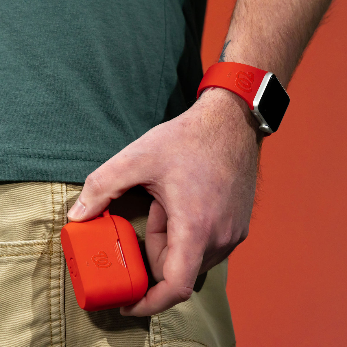 Game Time Washington Nationals Engraved Apple Combo Pro Package