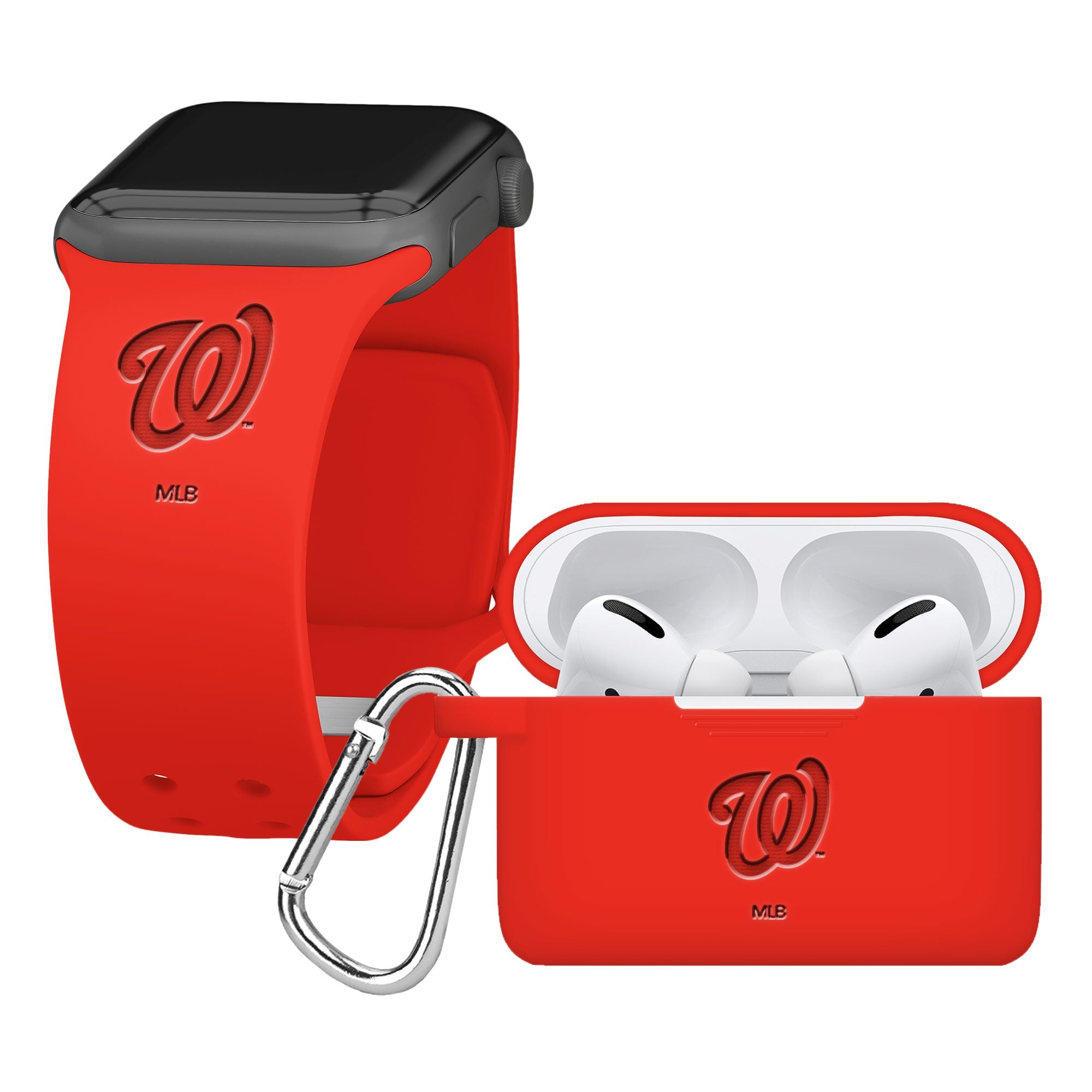 Game Time Washington Nationals Engraved Apple Combo Pro Package