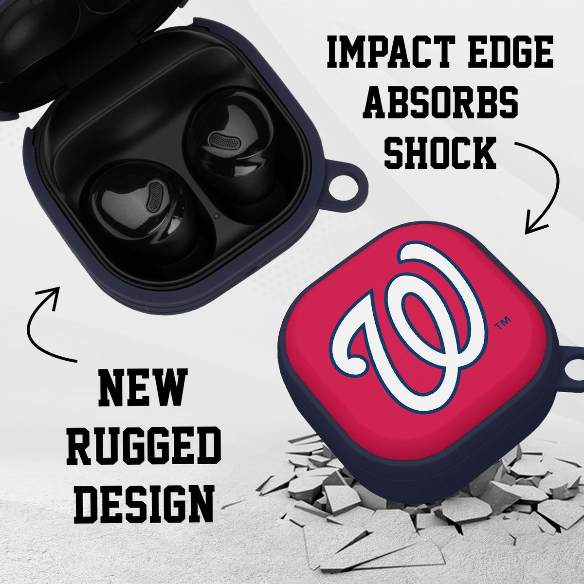 Washington Nationals HDX Samsung Galaxy Buds Pro Case Cover