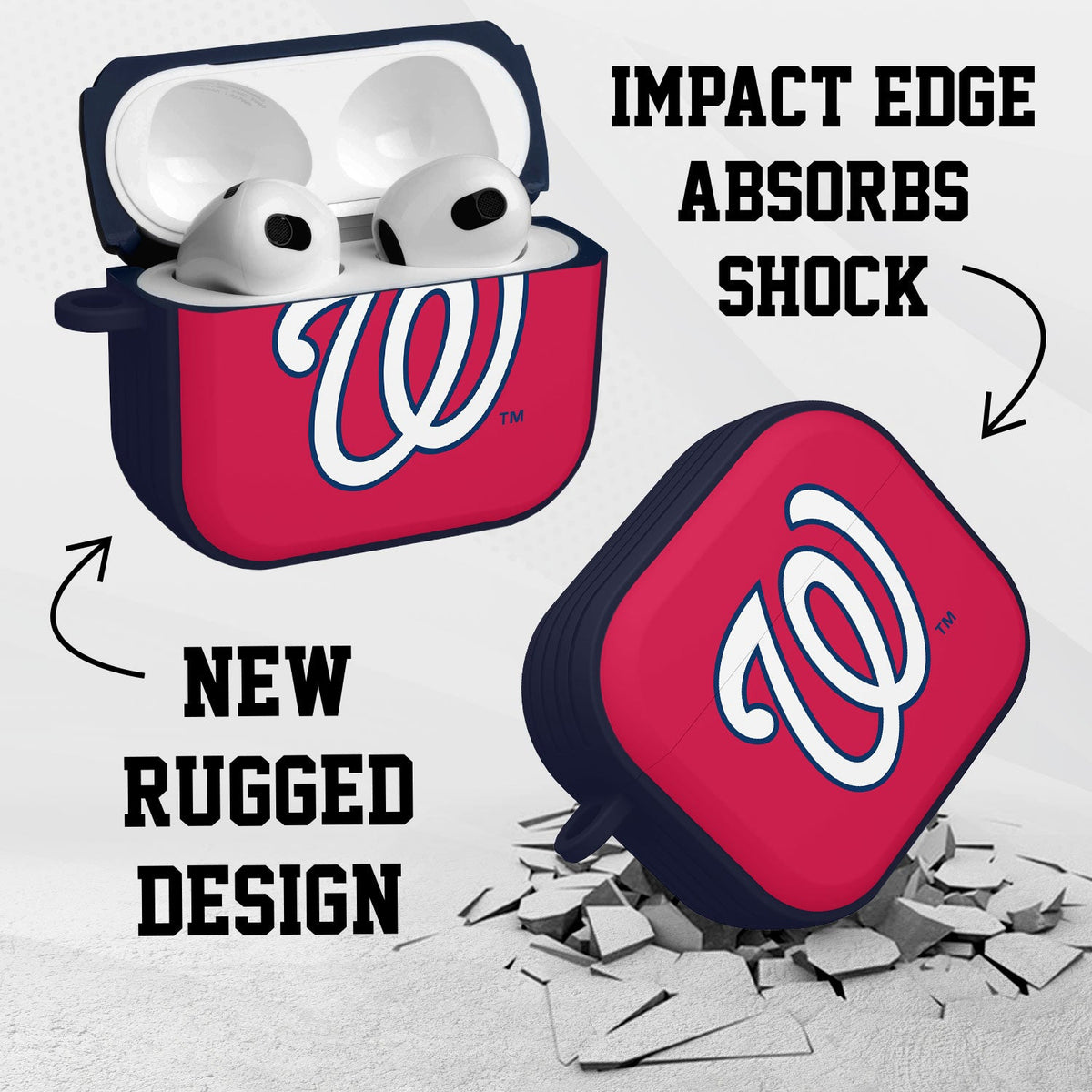 Washington Nationals HDX Apple AirPods Gen 3 Case Cover