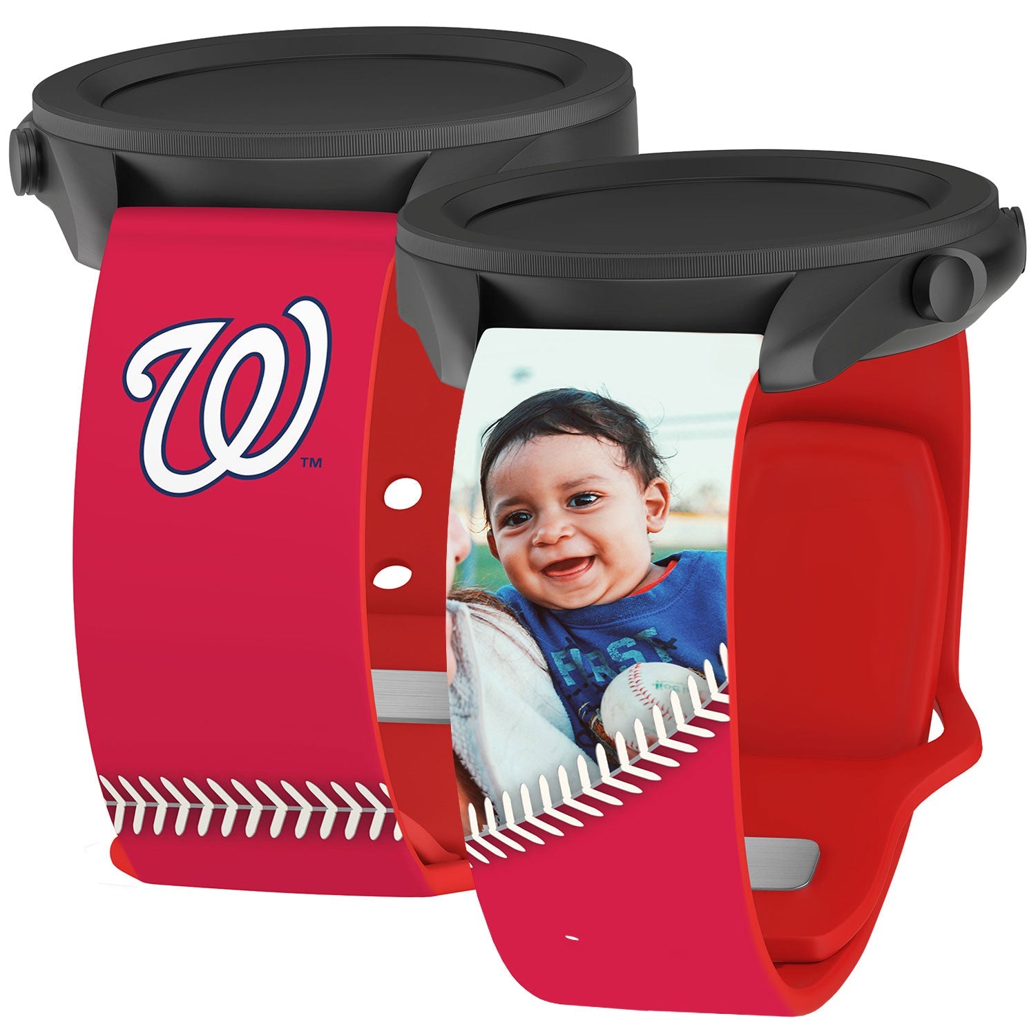Washington Nationals Custom Photo HD Samsung Galaxy Watch Band