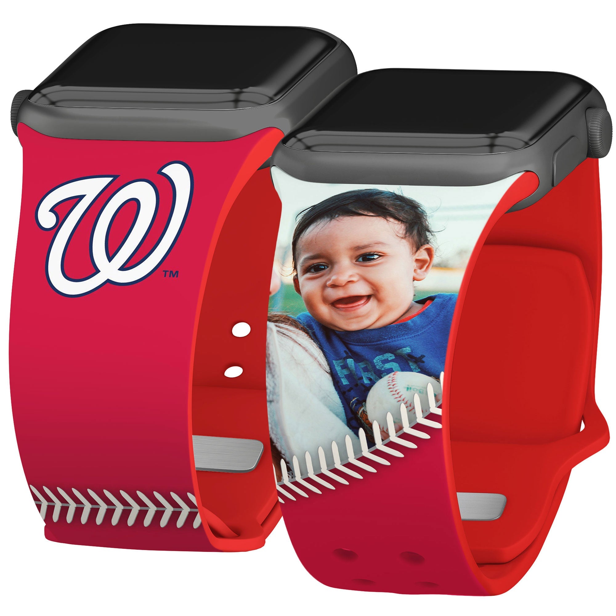 Washington Nationals Custom Photo HD Apple Watch Band