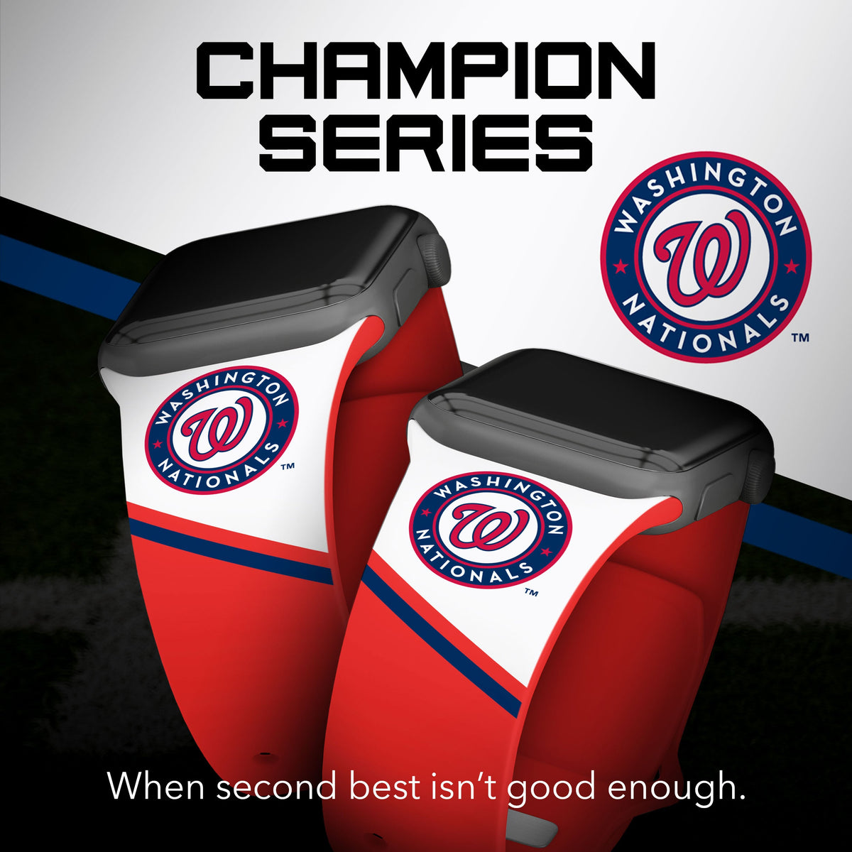 Washington Nationals HD Champion Series Apple Watch Band