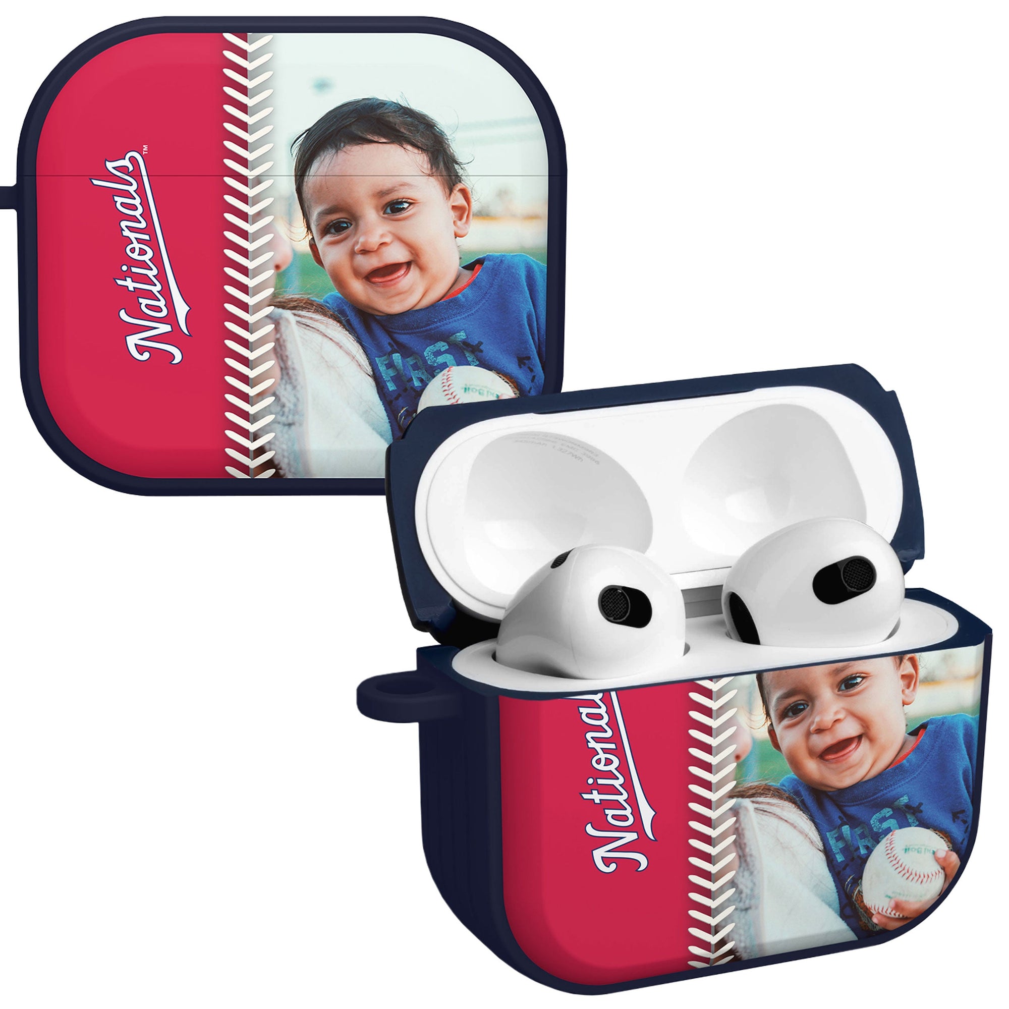 Washington Nationals Custom Photo HDX Apple AirPods Gen 3 Case Cover