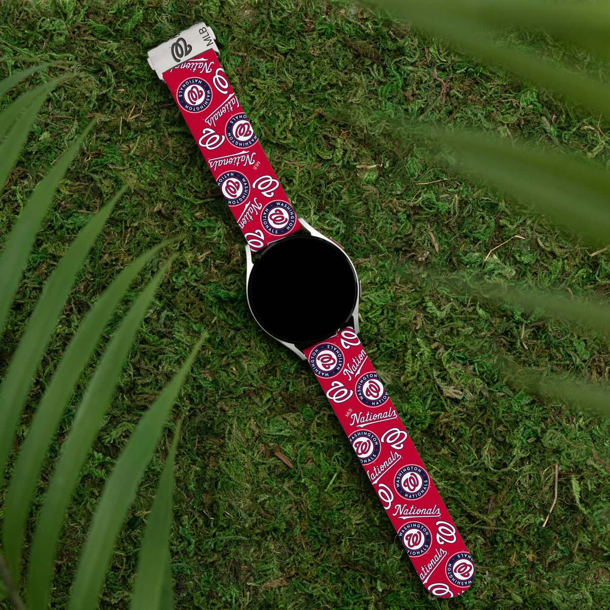 Game Time Washington Nationals Signature Series Quick Change Watch Band With Engraved Buckle