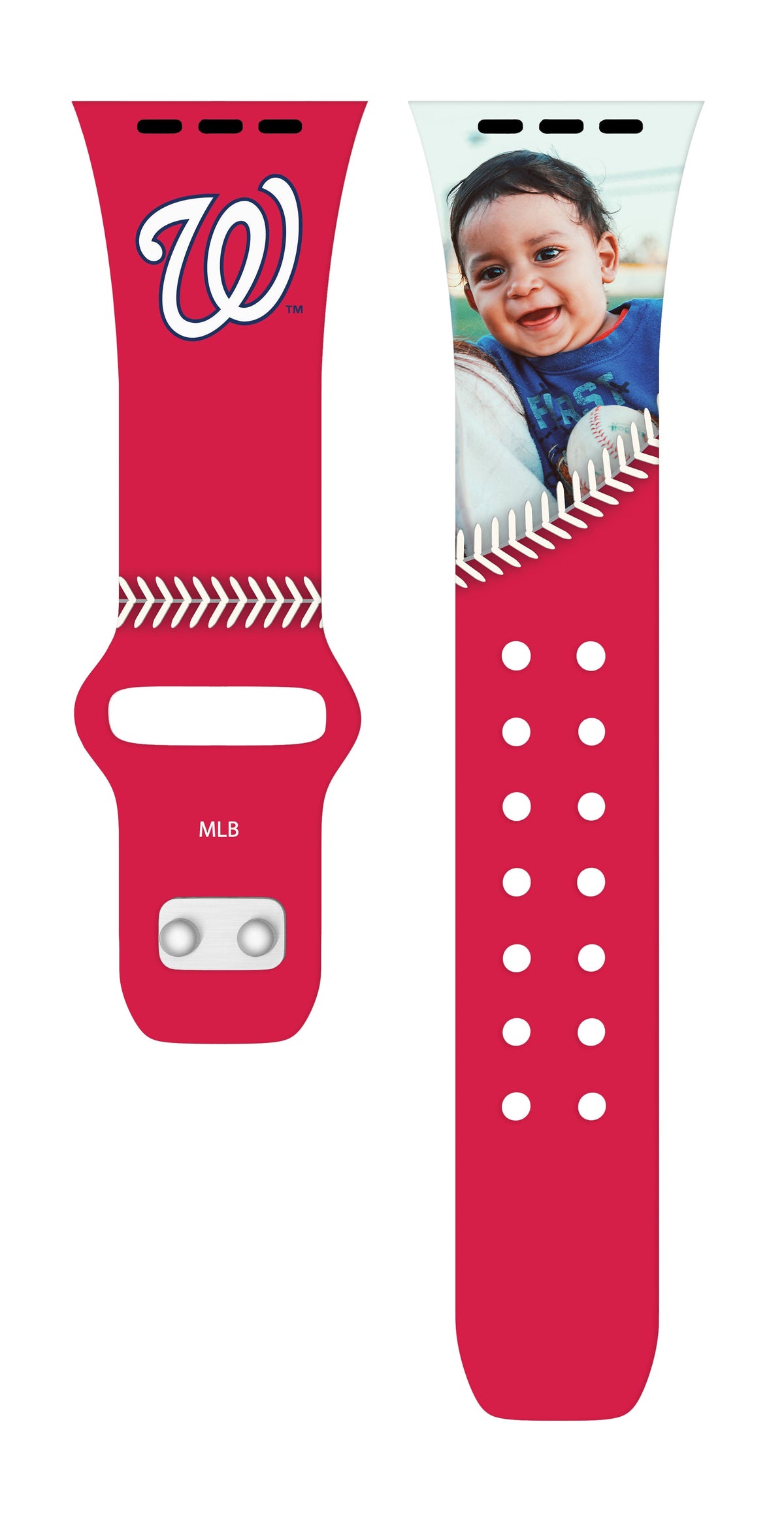 Washington Nationals Custom Photo HD Apple Watch Band