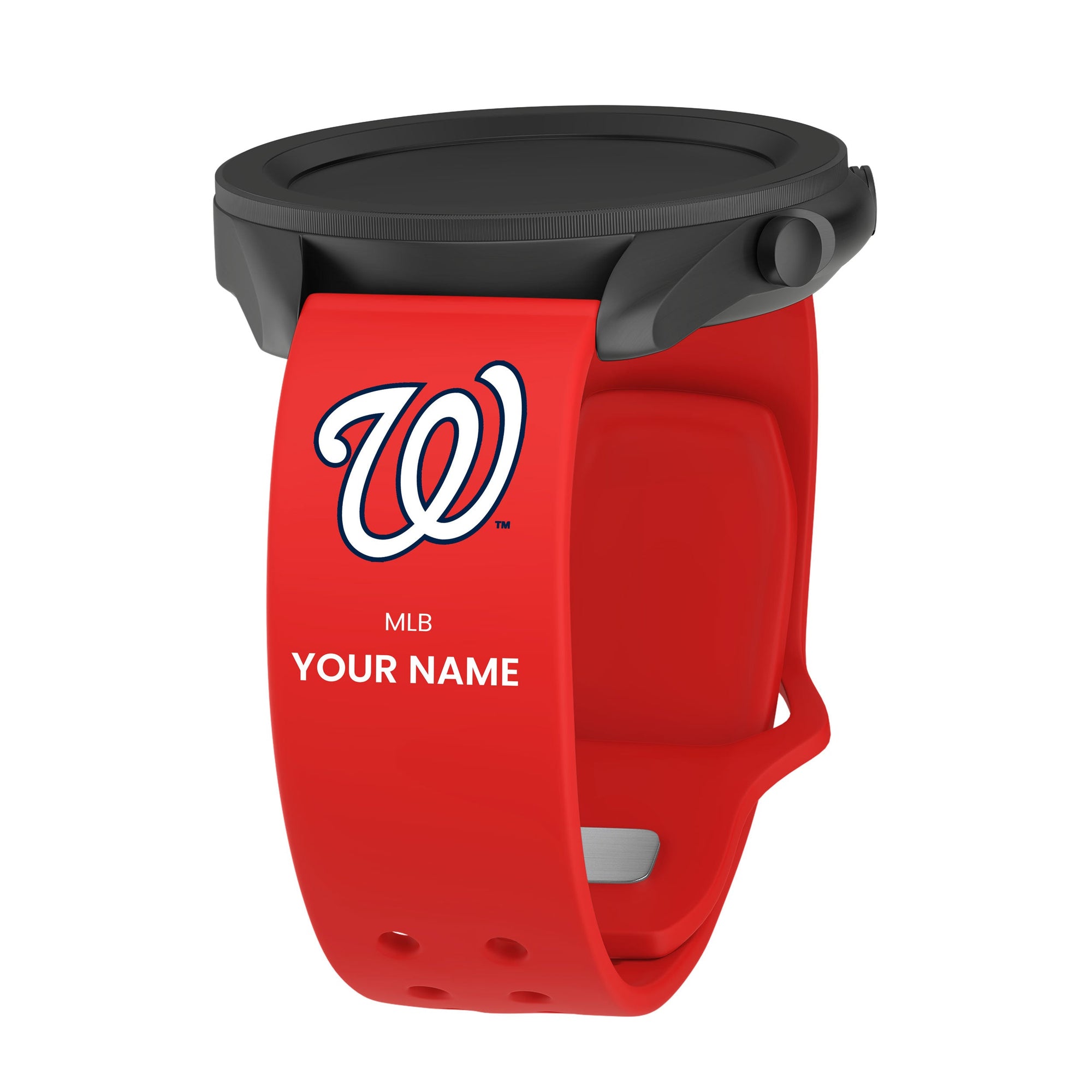 Washington Nationals HD Custom Name Watch Band Compatible with Samsung Galaxy Watch and more