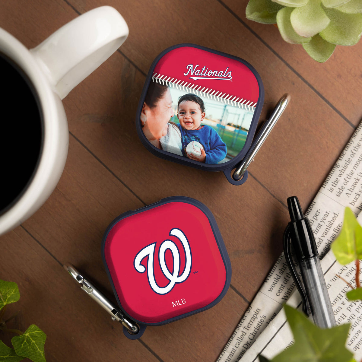 Washington Nationals Custom Photo HDX Samsung Galaxy Buds Pro Case Cover