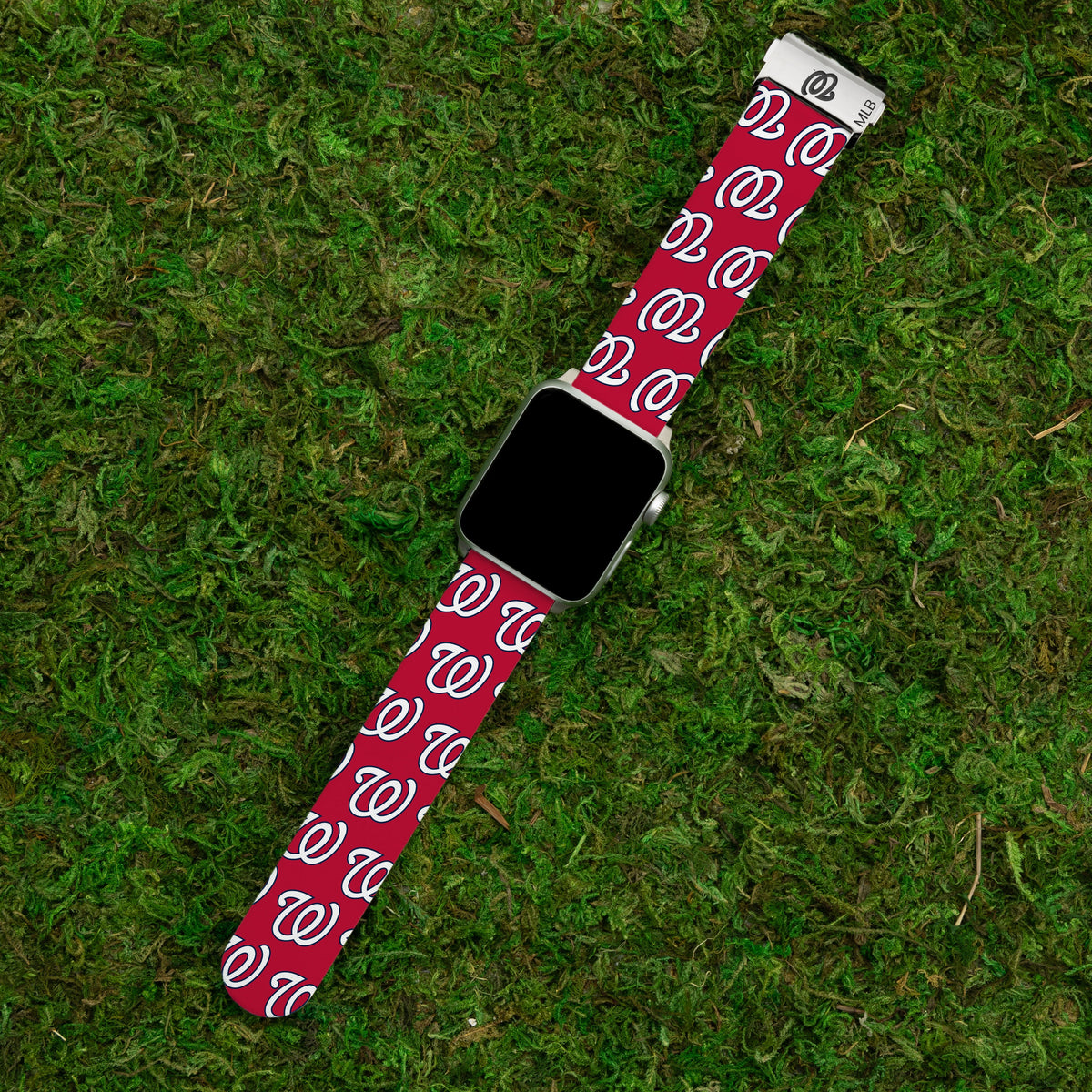 Game Time Washington Nationals Signature Series Apple Watch Band With Engraved Buckle