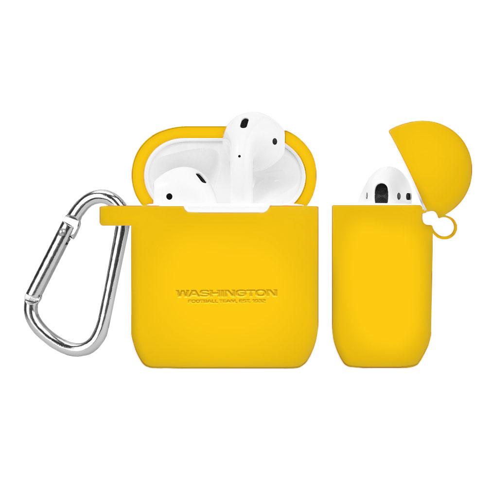 Washington Football Team Engraved Silicone Airpods Case Cover - Game Time Bands