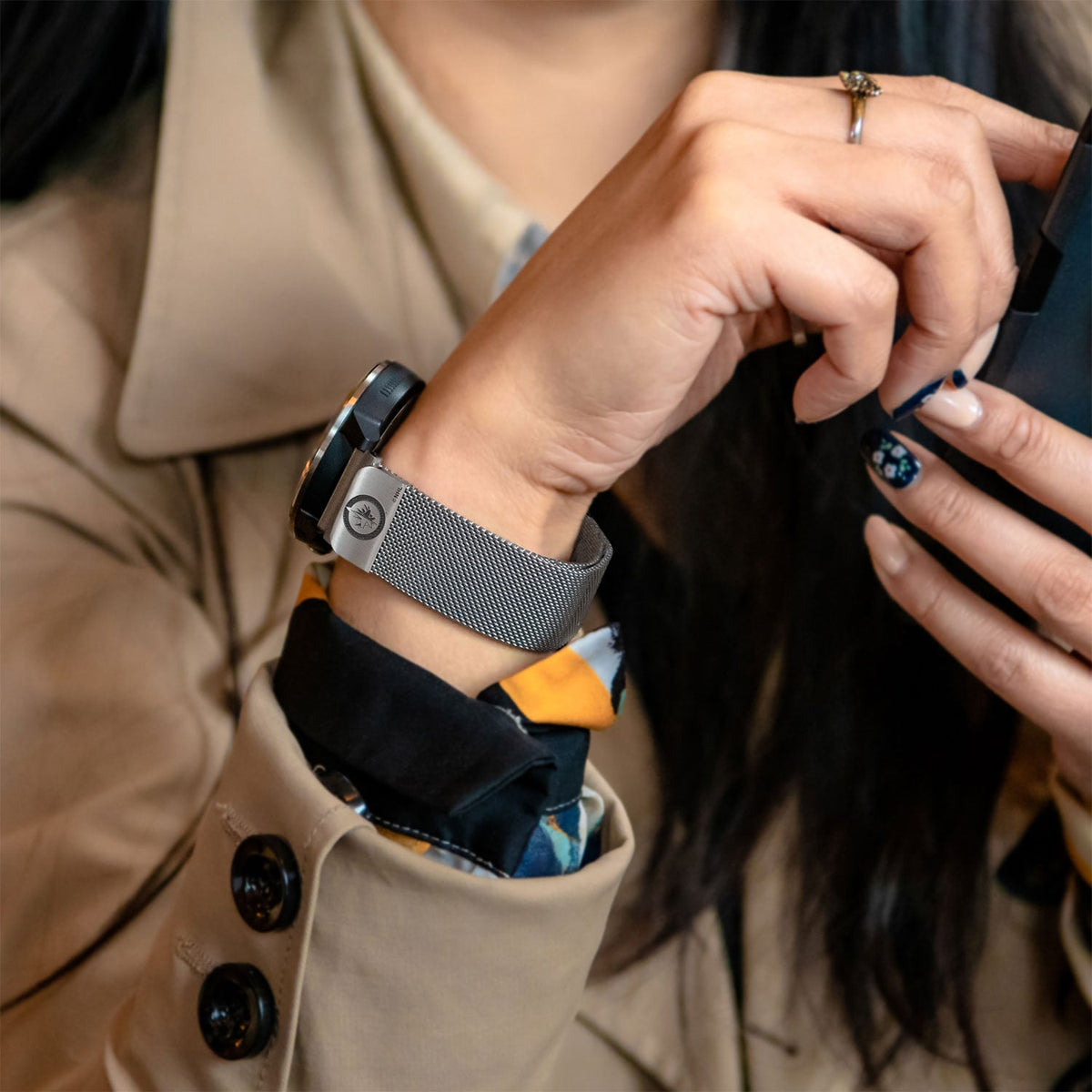 Winnipeg Jets Quick Change Stainless Steel Watch Band - Game Time Bands