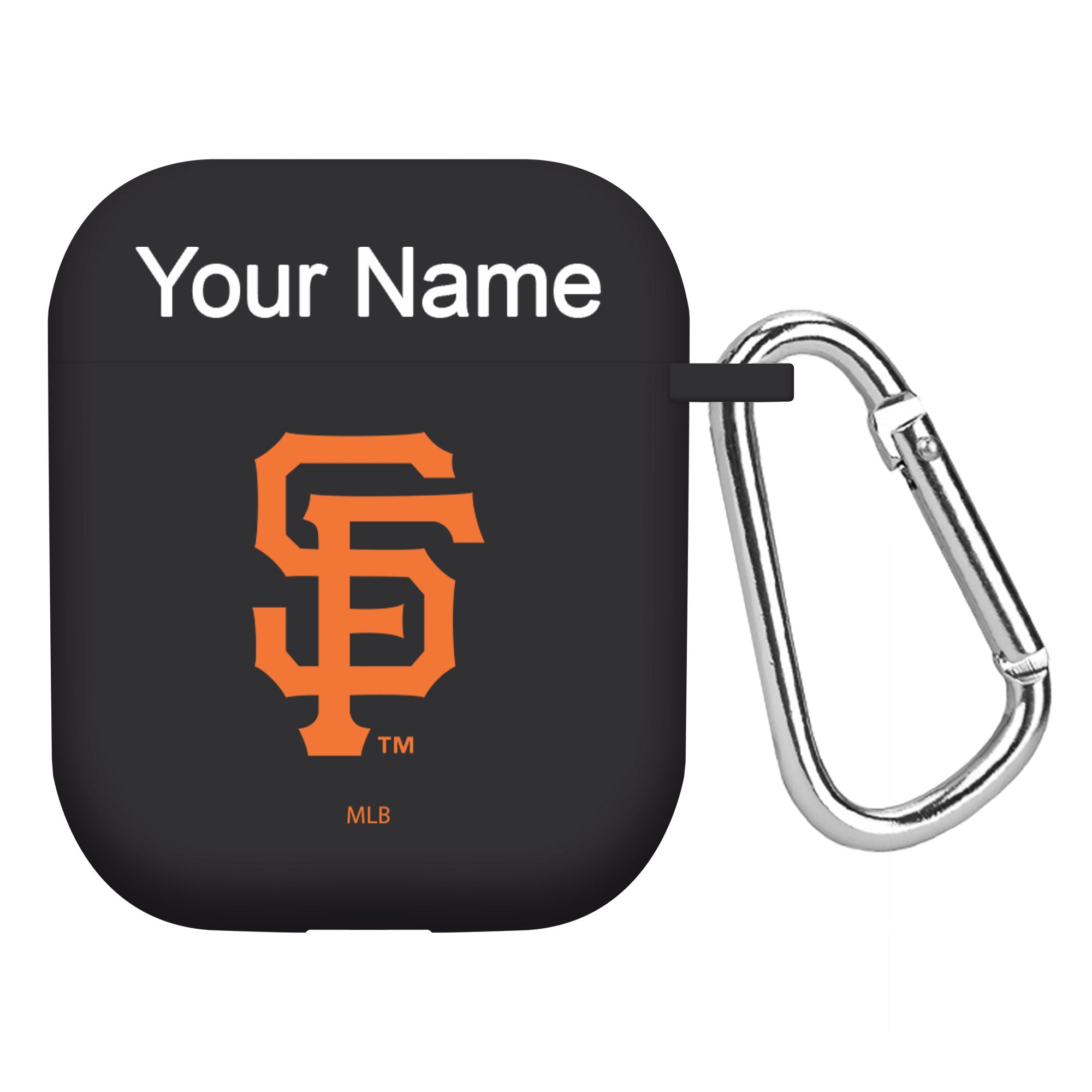Game Time San Francisco Giants HD Custom Name Case Cover Compatible with Apple AirPods Gen 1 & 2 Battery Case