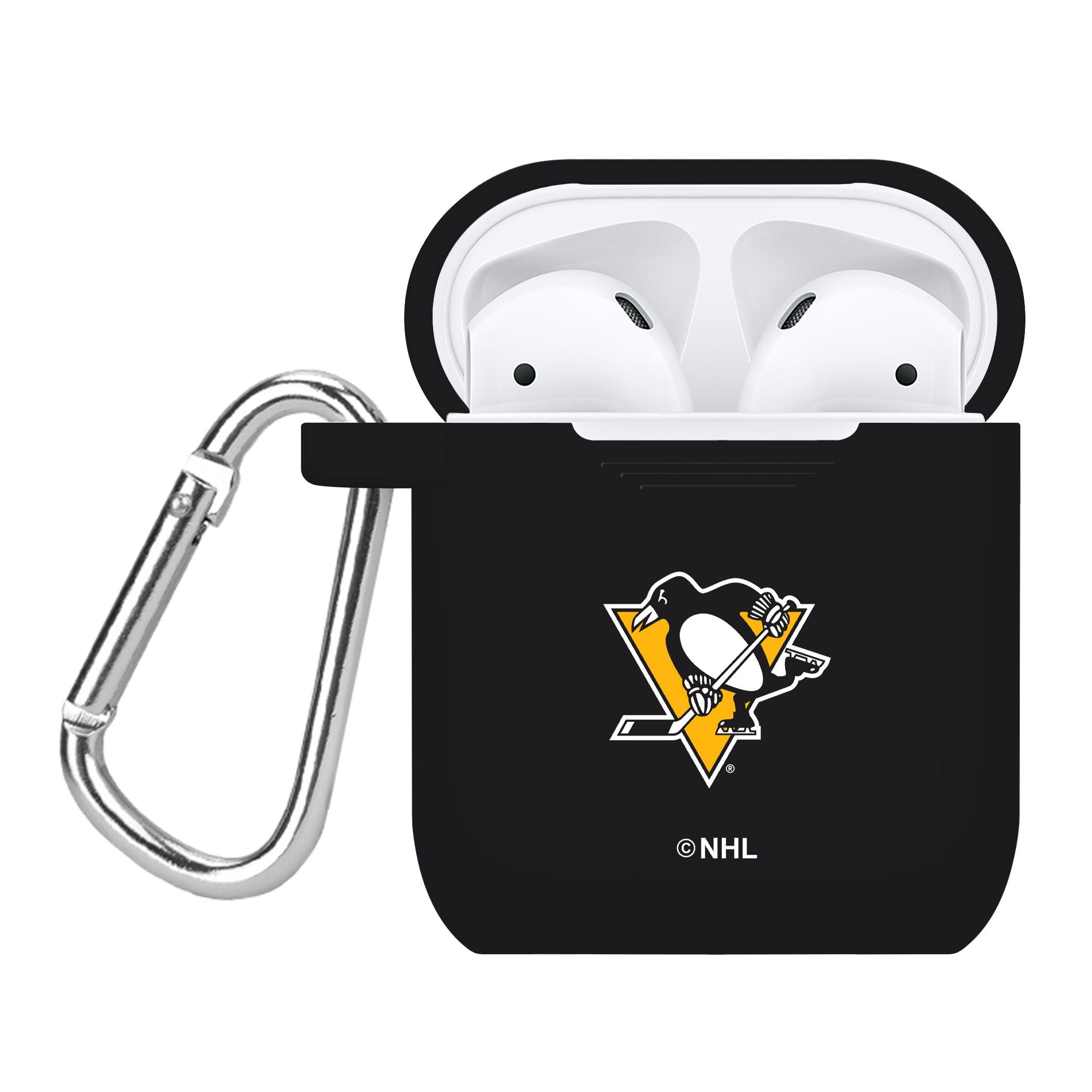 Pittsburgh Penguins Silicone Apple Airpods Case Cover