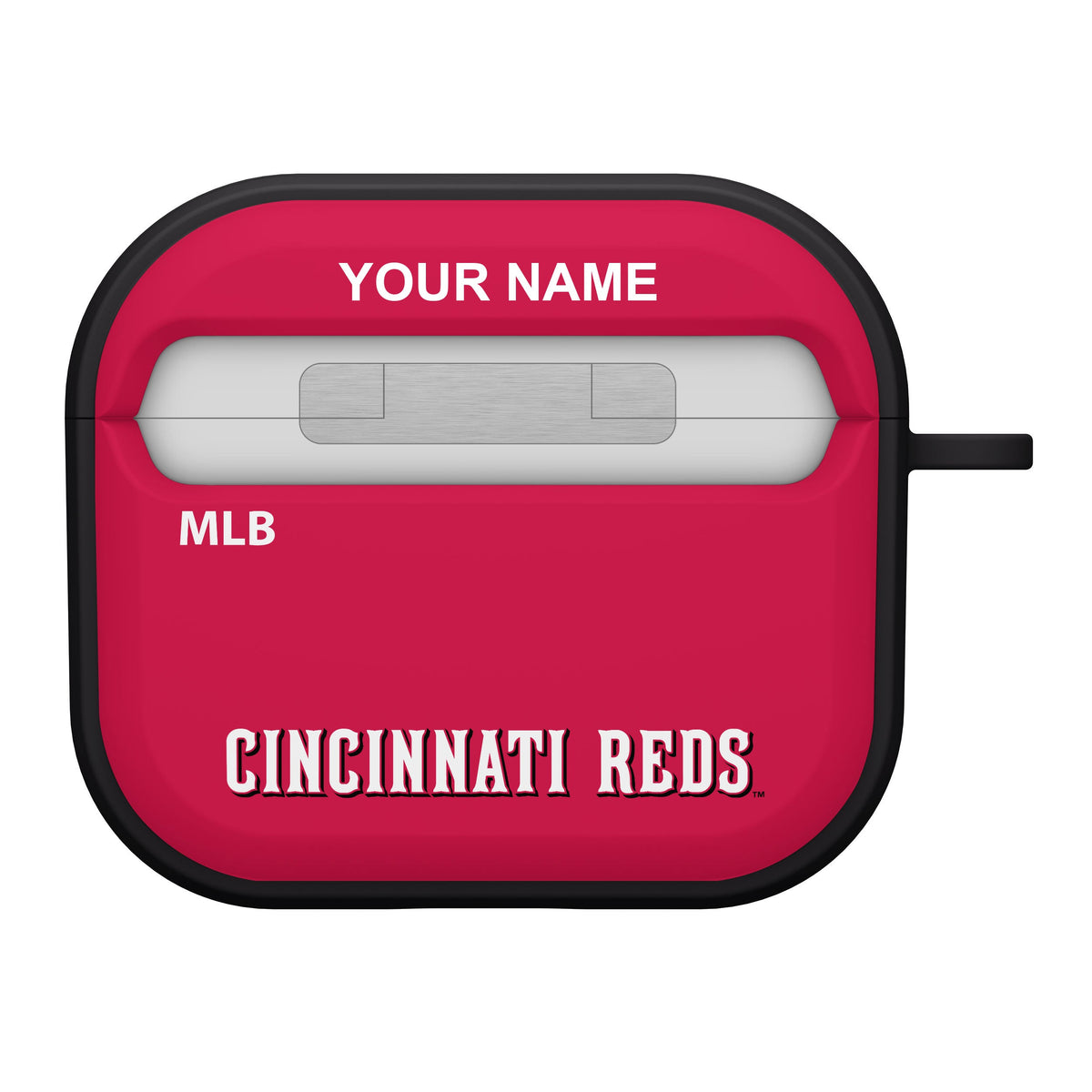 Cincinnati Reds HDX Custom Name Case Cover Compatible with Apple AirPods Gen 3