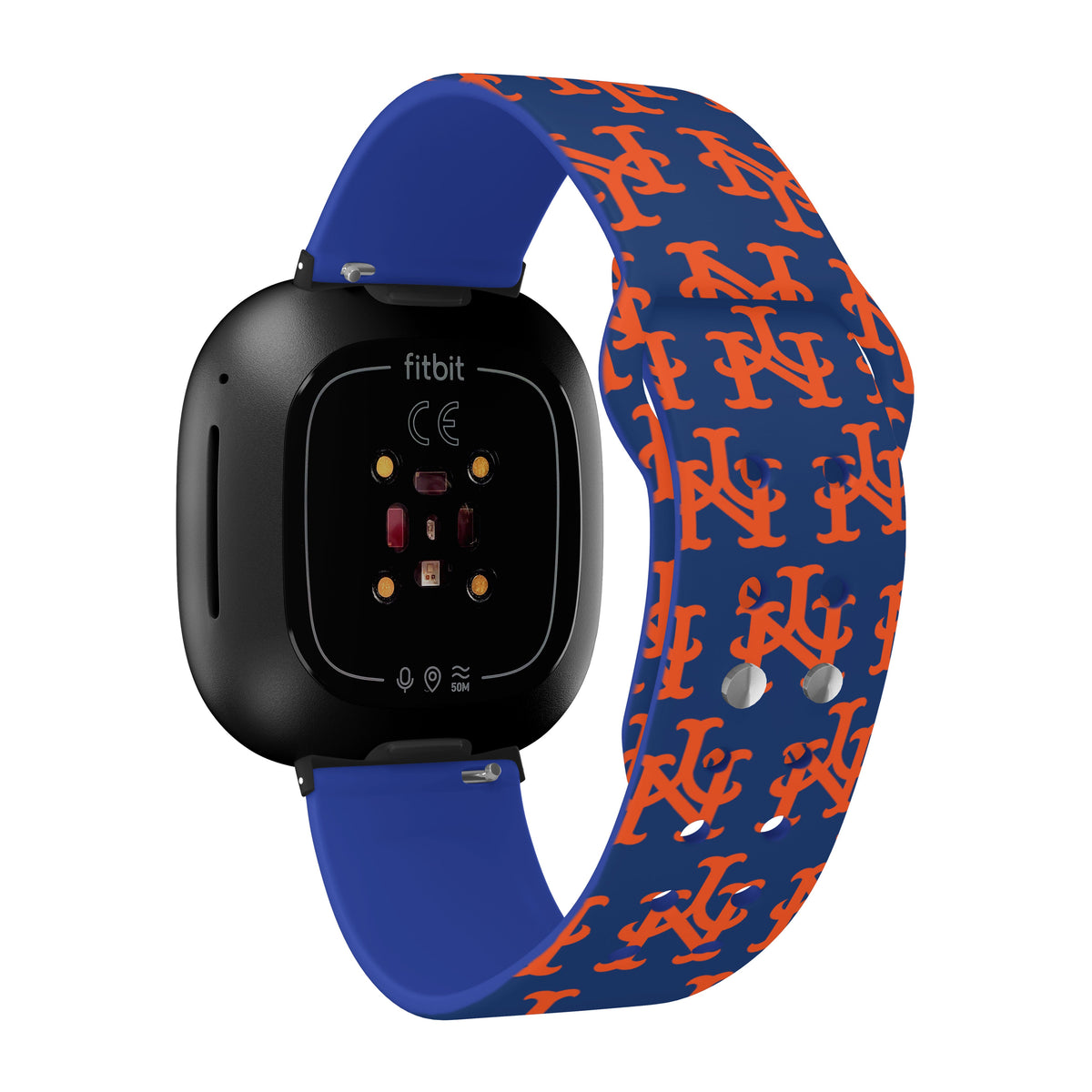 New York Mets HD Fitbit Versa 3 and Sense Watch Band