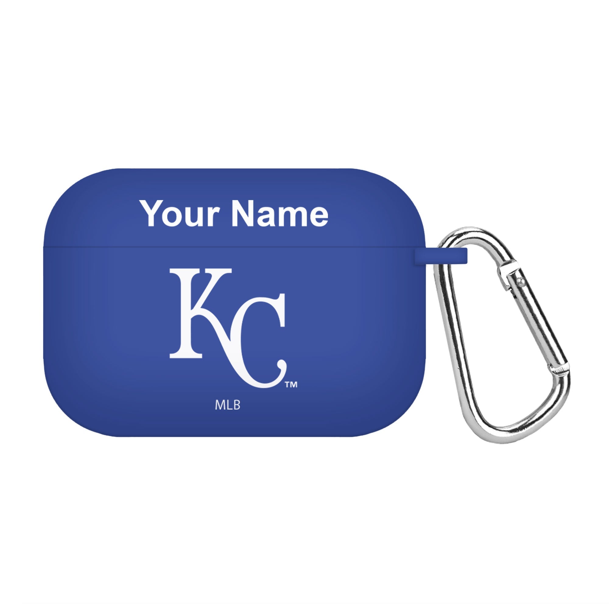 Game Time Kansas City Royals HD Custom Name Case Cover Compatible with Apple AirPods Pro Battery Case