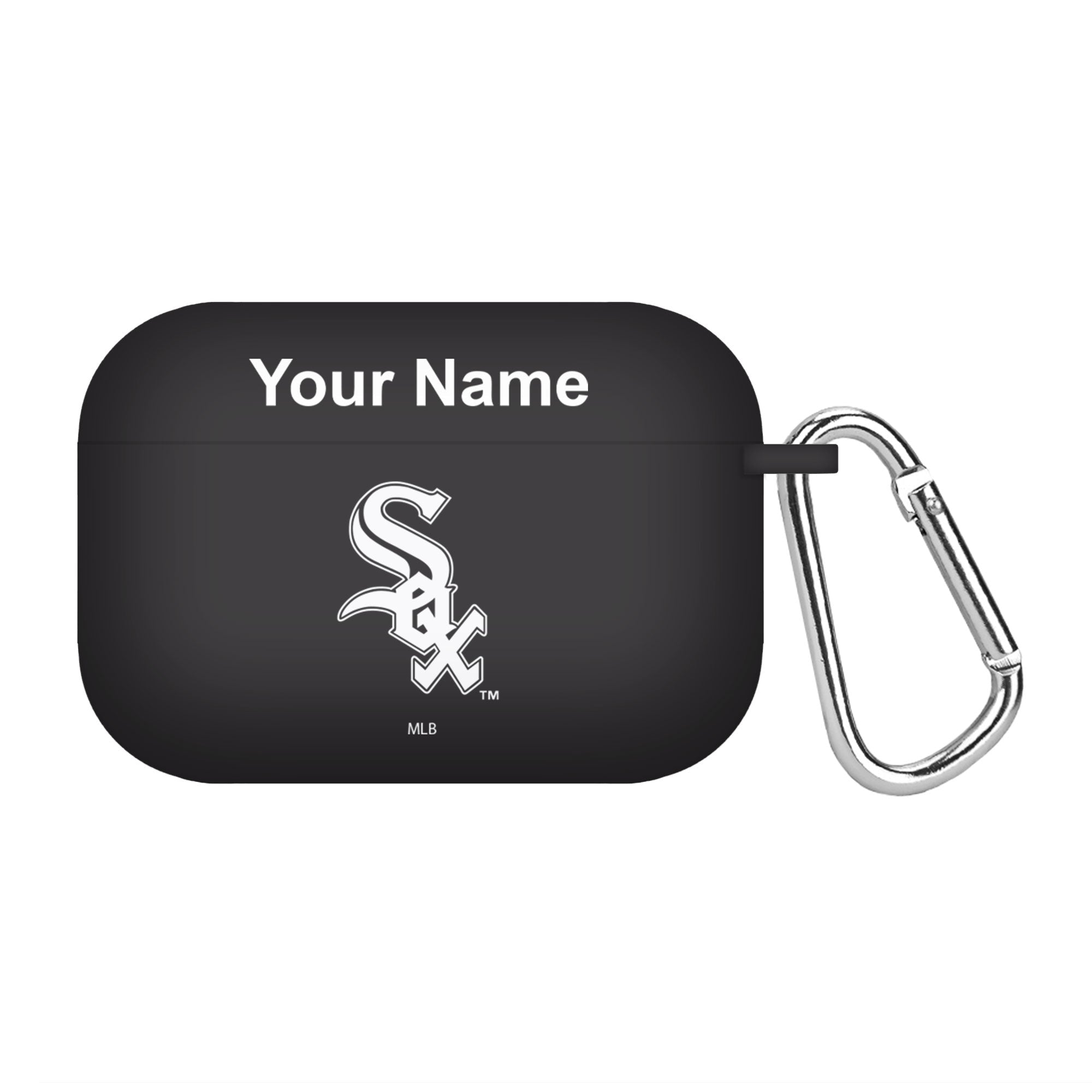 Game Time Chicago White Sox HD Custom Name Case Cover Compatible with Apple AirPods Pro Battery Case