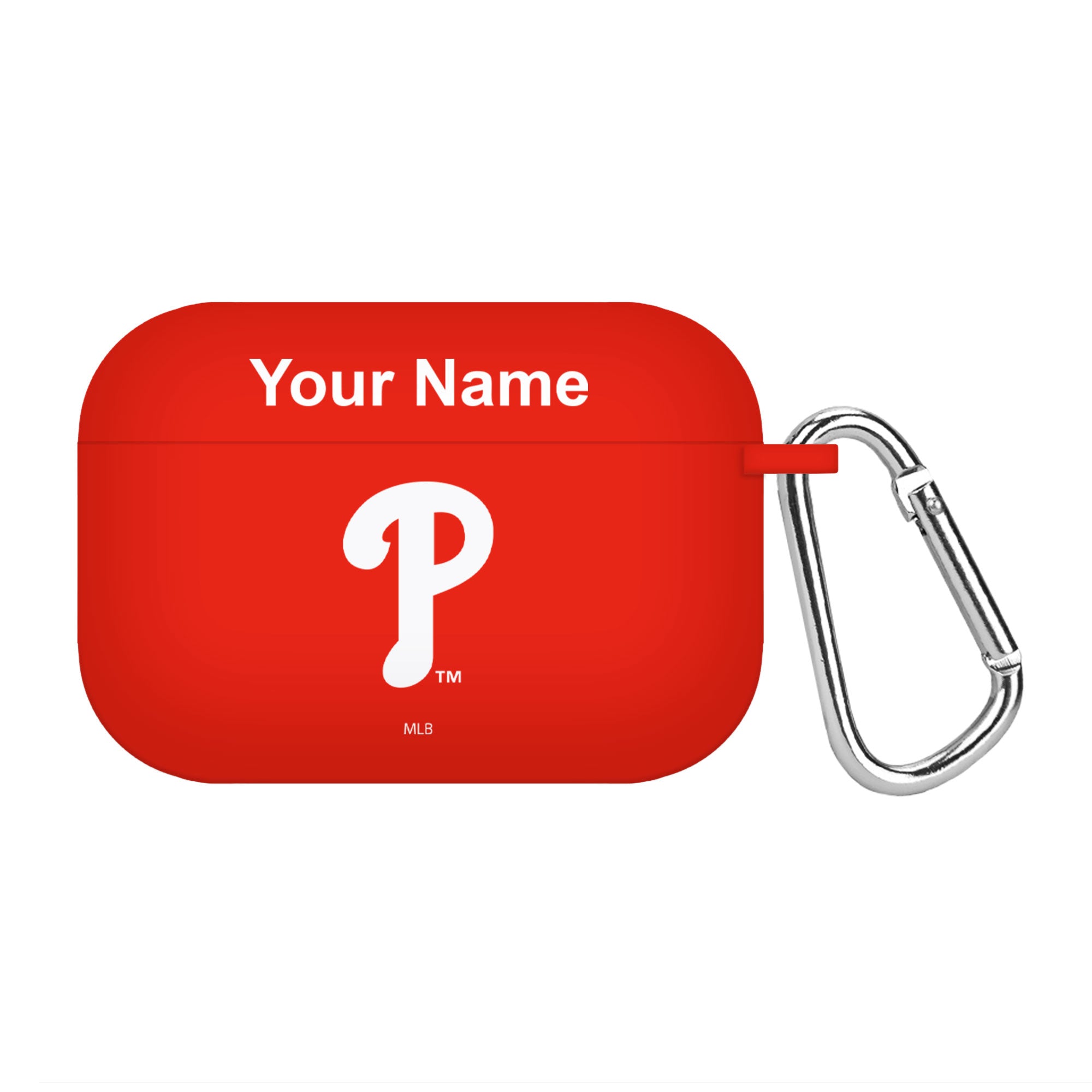 Game Time Philadelphia Phillies HD Custom Name Case Cover Compatible with Apple AirPods Pro Battery Case