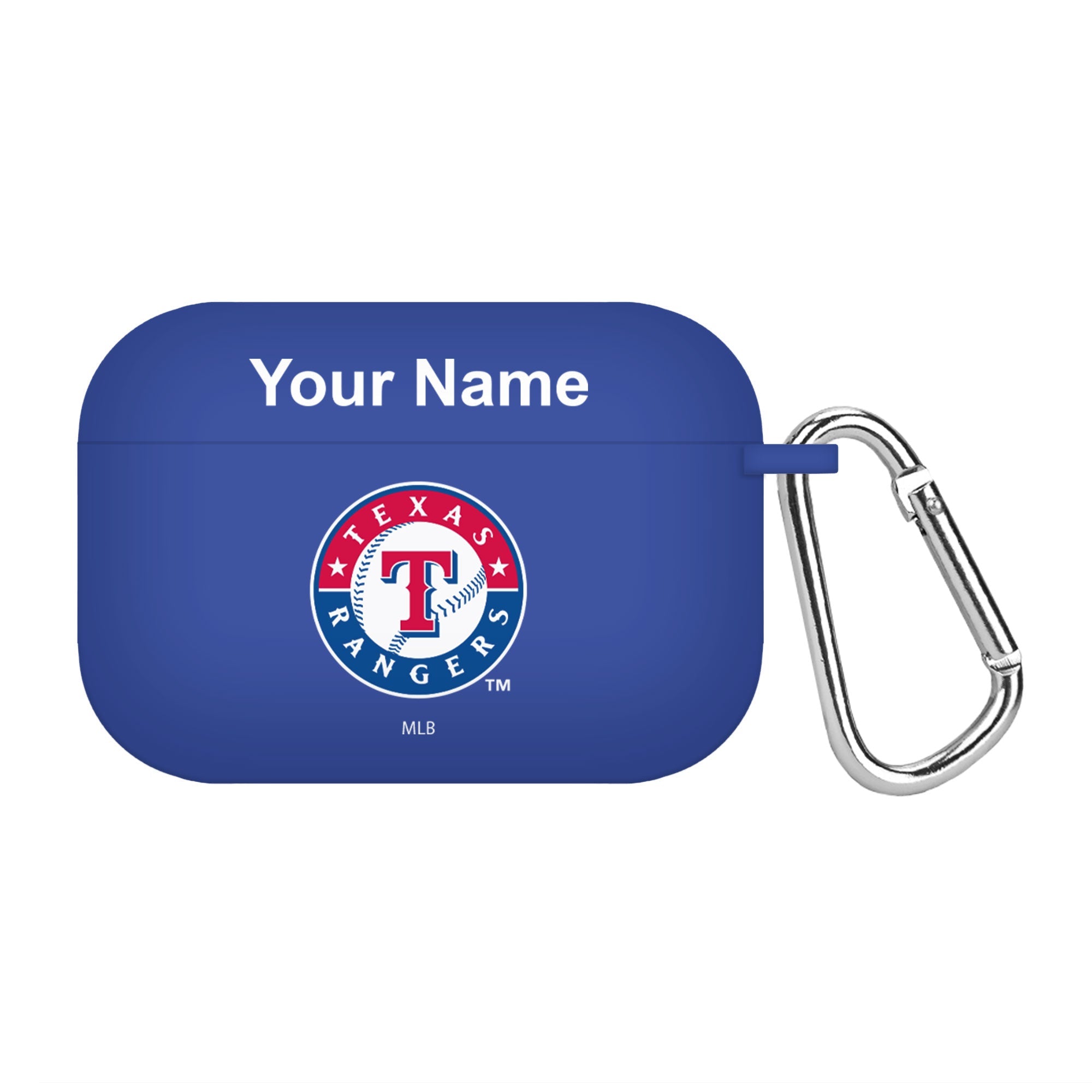 Game Time Texas Rangers HD Custom Name Case Cover Compatible with Apple AirPods Pro Battery Case