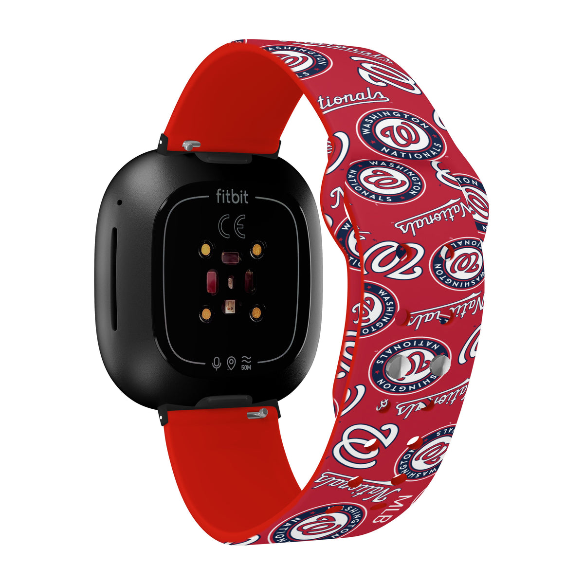 Washington Nationals HD Fitbit Versa 3 and Sense Watch Band