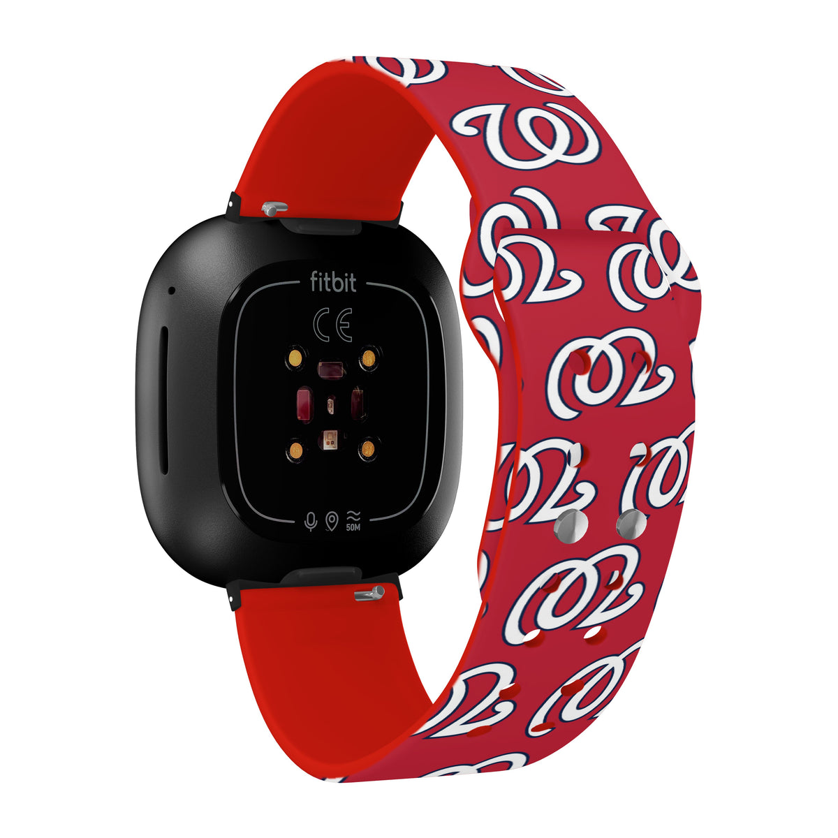 Washington Nationals HD Fitbit Versa 3 and Sense Watch Band