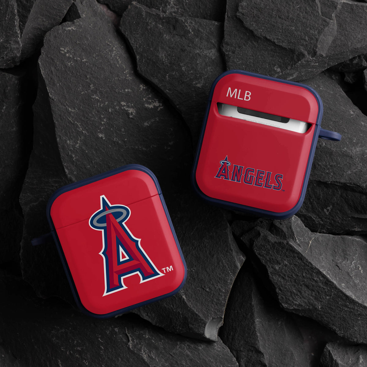 Los Angeles Angels HDX Custom Name Case Cover Compatible with Apple AirPods Gen 1 &amp; 2