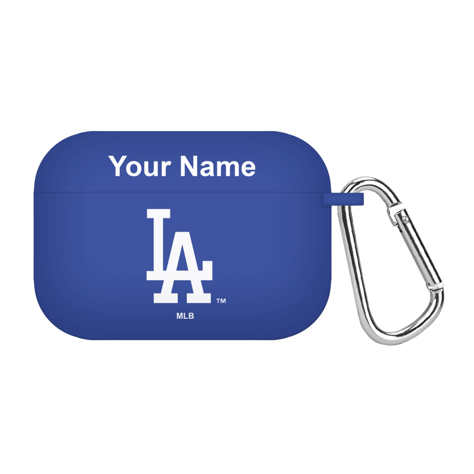 Game Time Los Angeles Dodgers HD Custom Name Case Cover Compatible with Apple AirPods Pro Battery Case