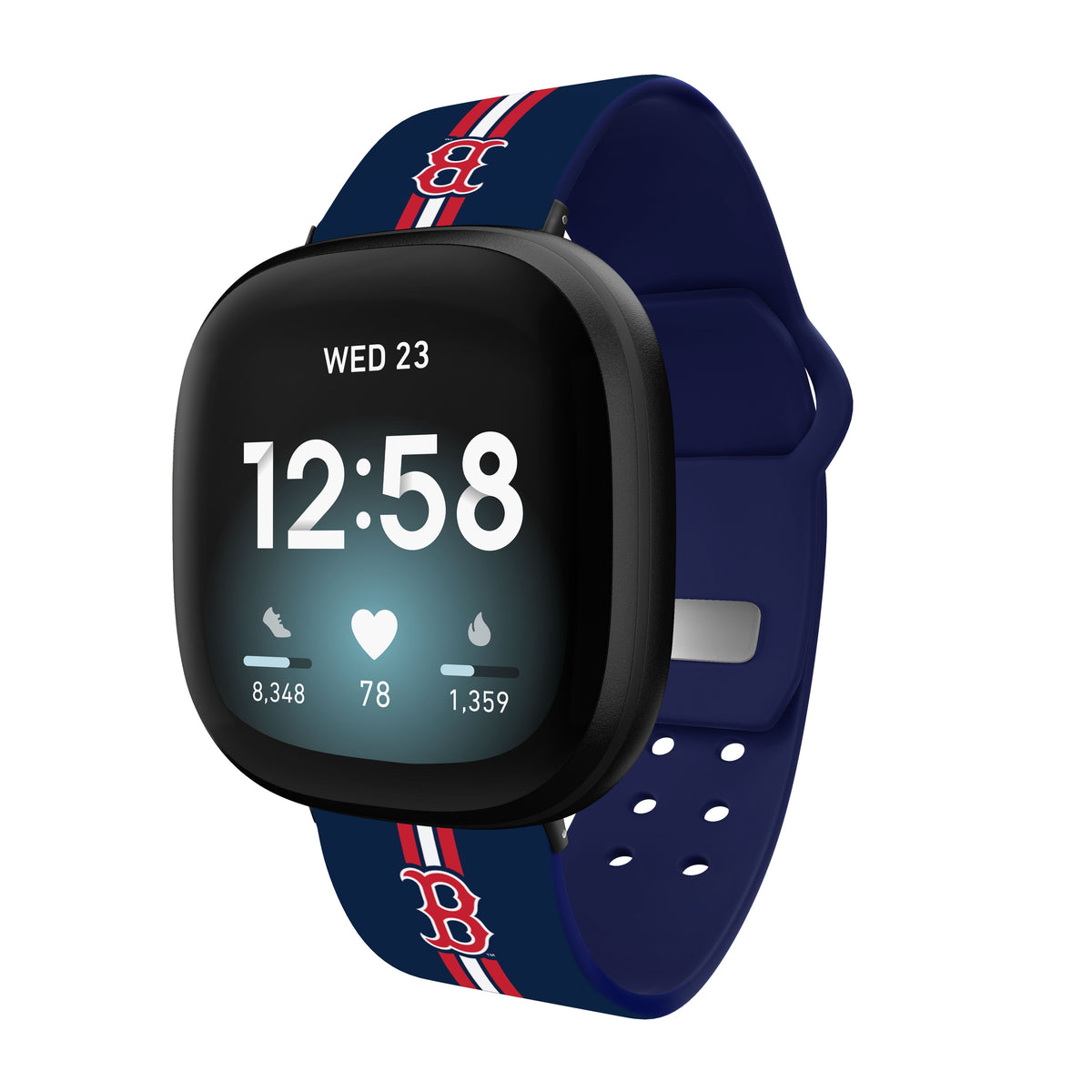 Boston Red Sox HD Fitbit Versa 3 and Sense Watch Band