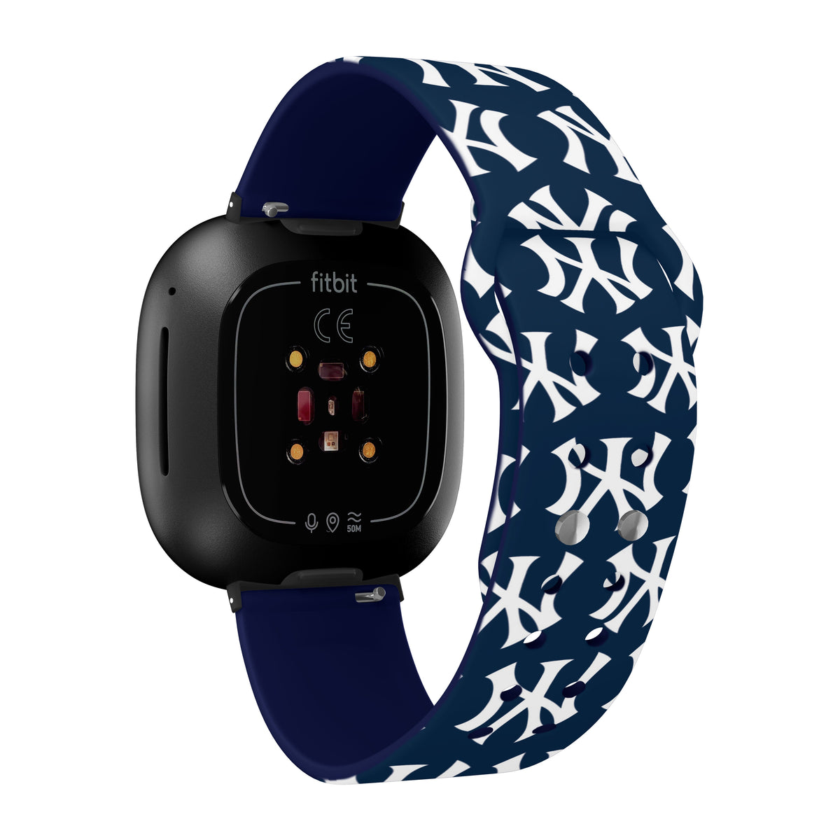 New York Yankees HD Fitbit Versa 3 and Sense Watch Band