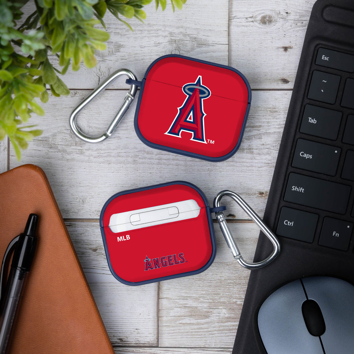 Los Angeles Angels HDX Custom Name Case Cover Compatible with Apple AirPods Gen 3
