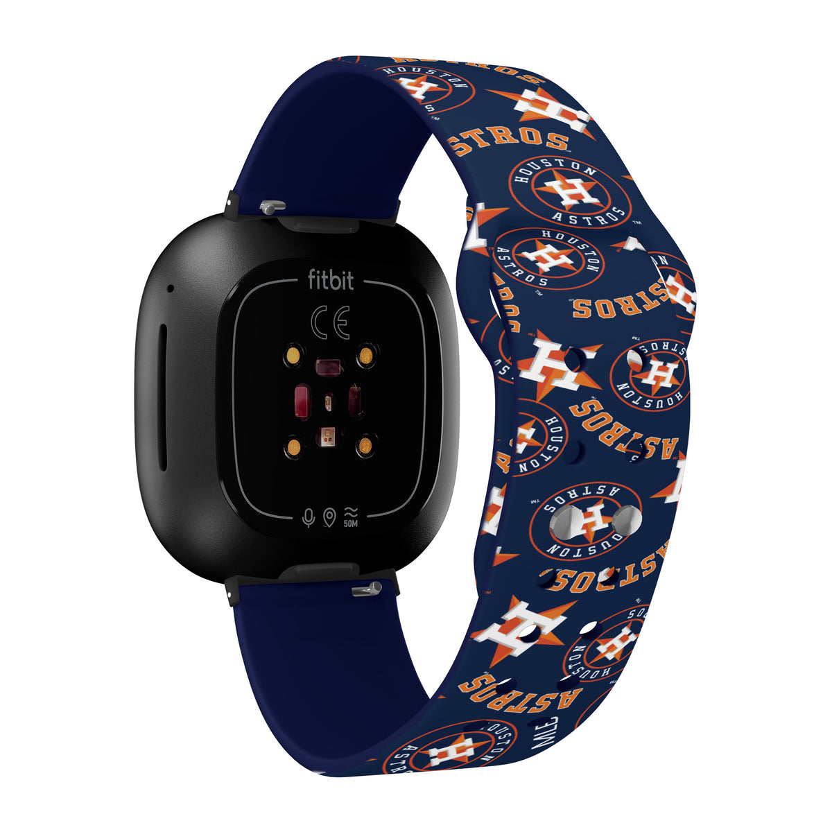 Houston Astros HD Fitbit Versa 3 and Sense Watch Band