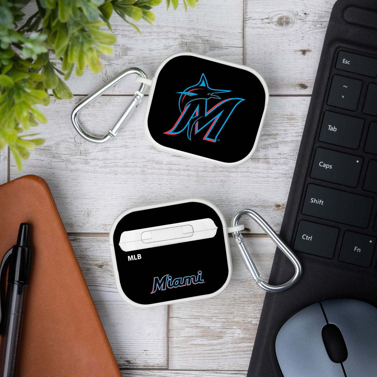 Miami Marlins HDX Custom Name Case Cover Compatible with Apple AirPods Gen 3