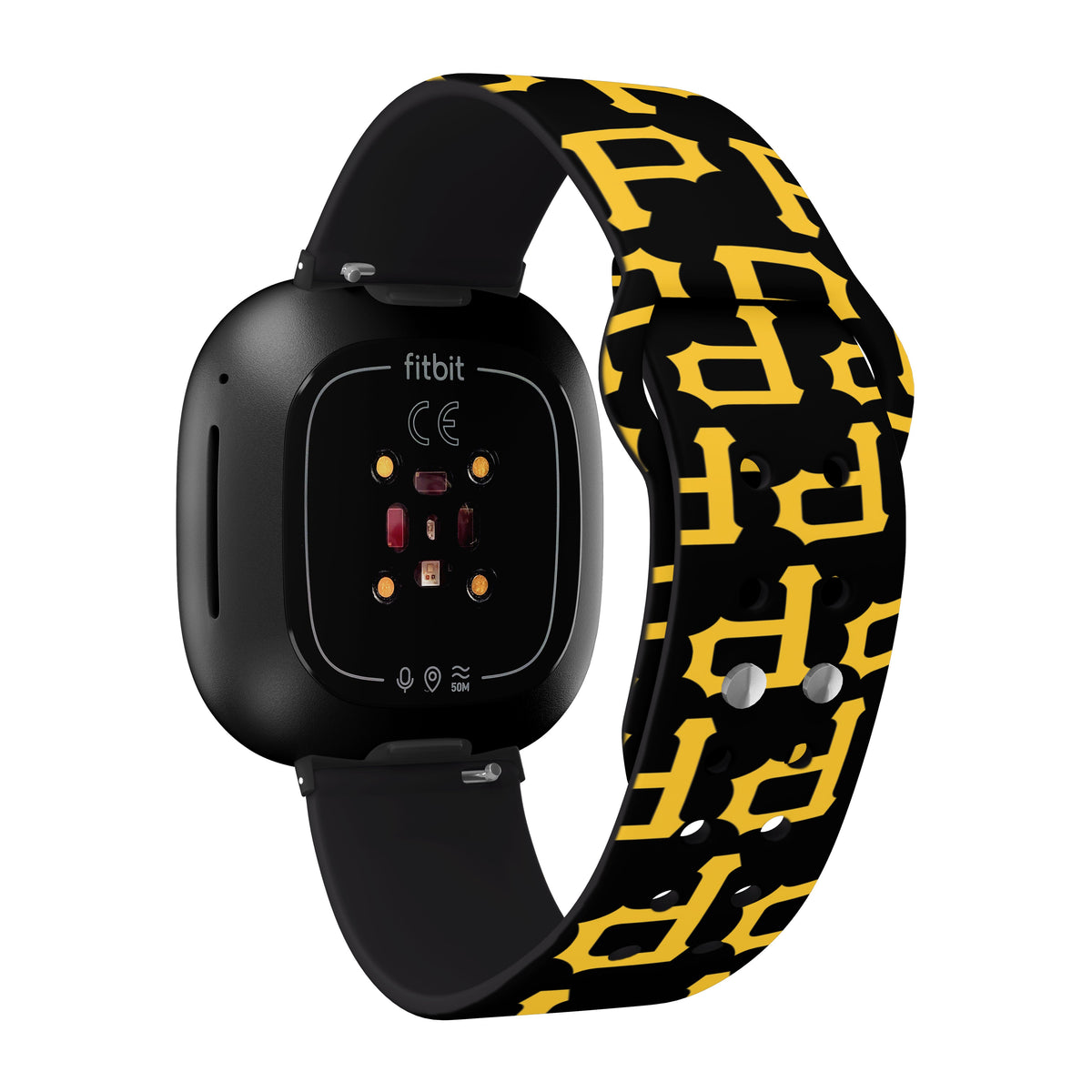 Pittsburgh Pirates HD Fitbit Versa 3 and Sense Watch Band
