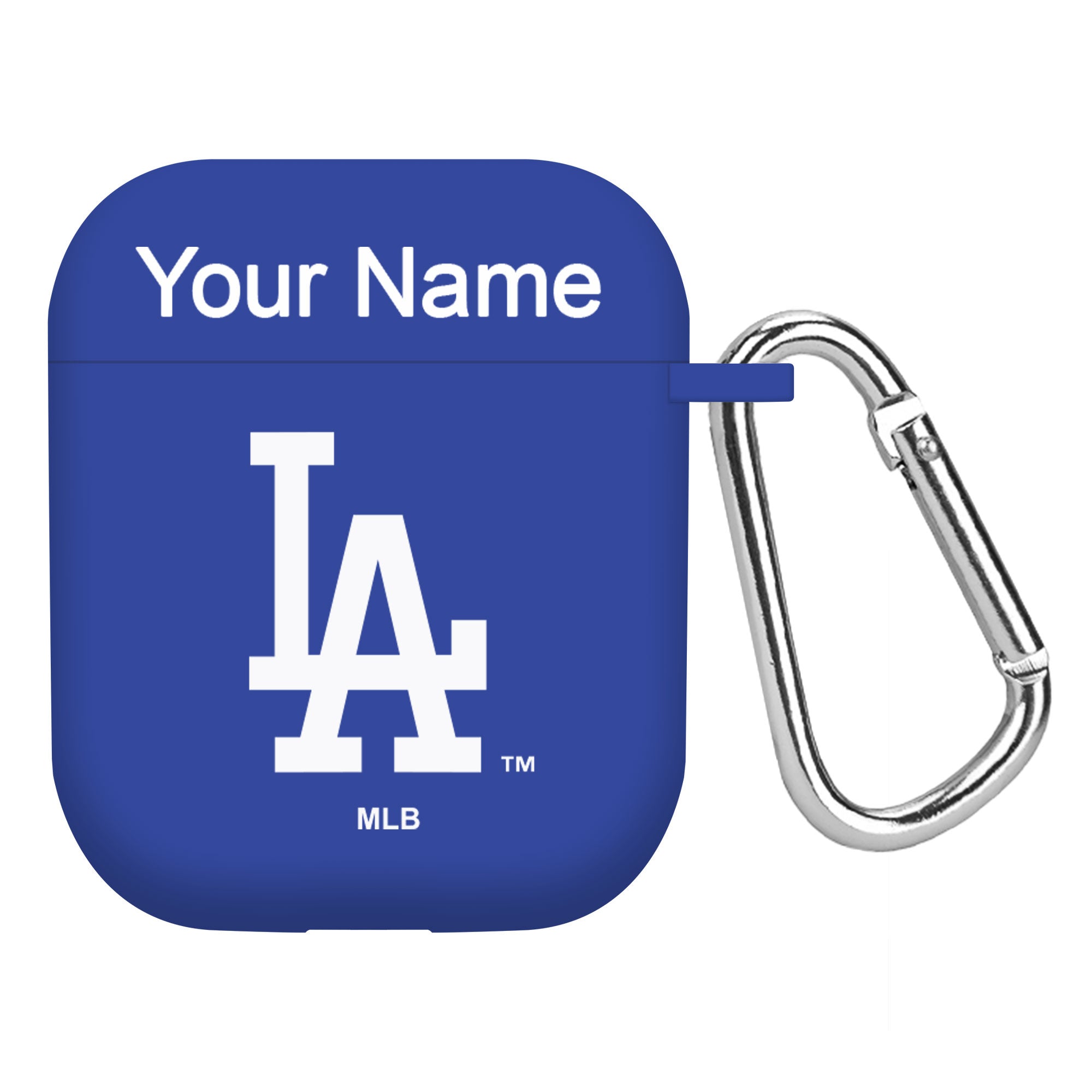 Game Time Los Angeles Dodgers HD Custom Name Case Cover Compatible with Apple AirPods Gen 1 & 2 Battery Case