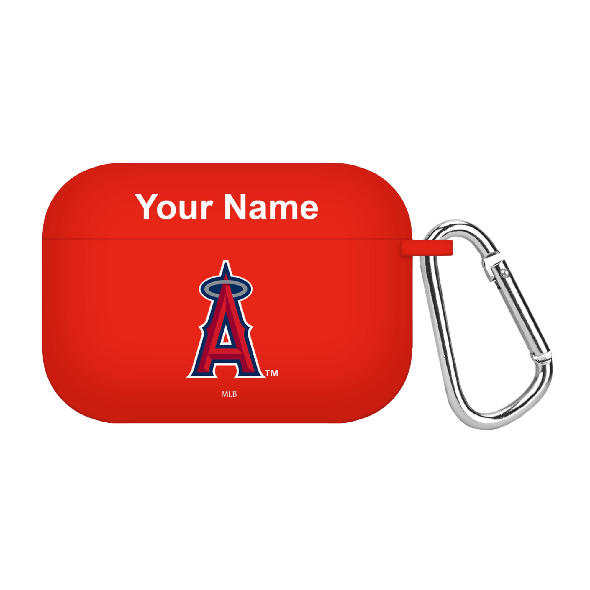 Game Time Los Angeles Angels HD Custom Name Case Cover Compatible with Apple AirPods Pro Battery Case