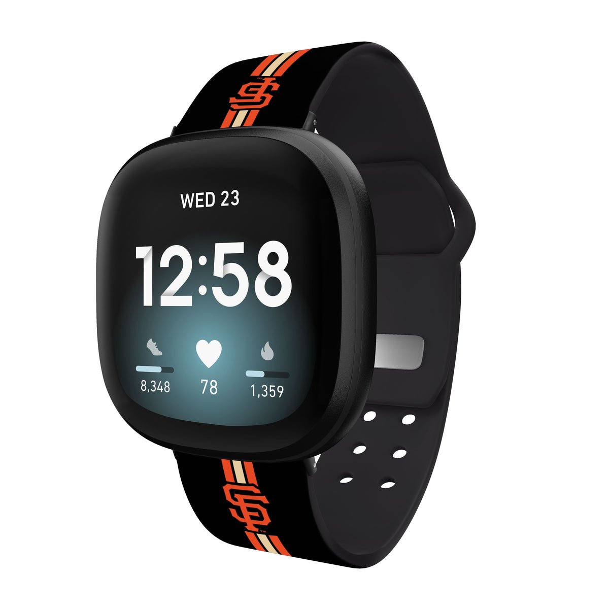 San Francisco Giants HD Fitbit Versa 3 and Sense Watch Band