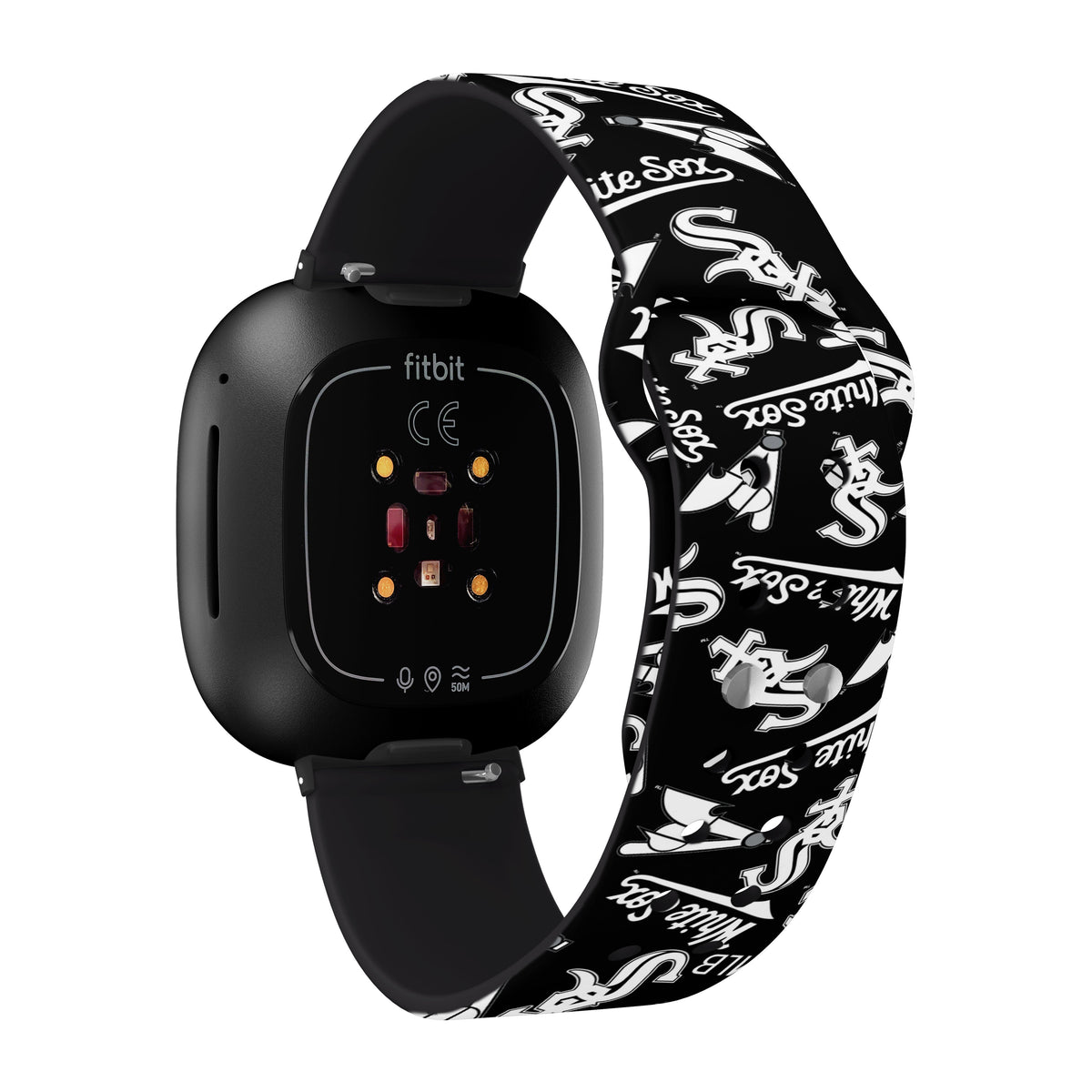 Chicago White Sox HD Fitbit Versa 3 and Sense Watch Band