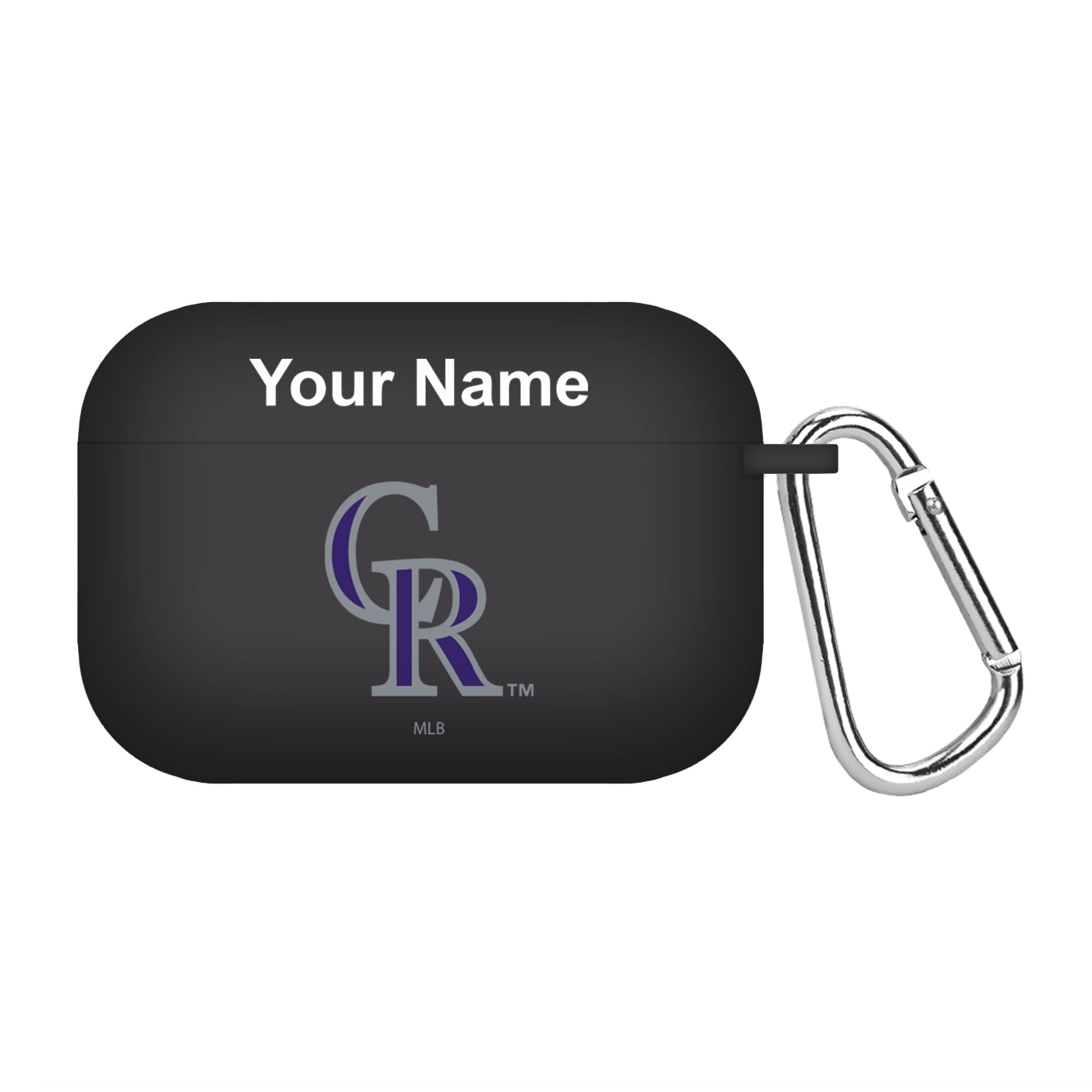 Game Time Colorado Rockies  HD Custom Name Case Cover Compatible with Apple AirPods Pro Battery Case