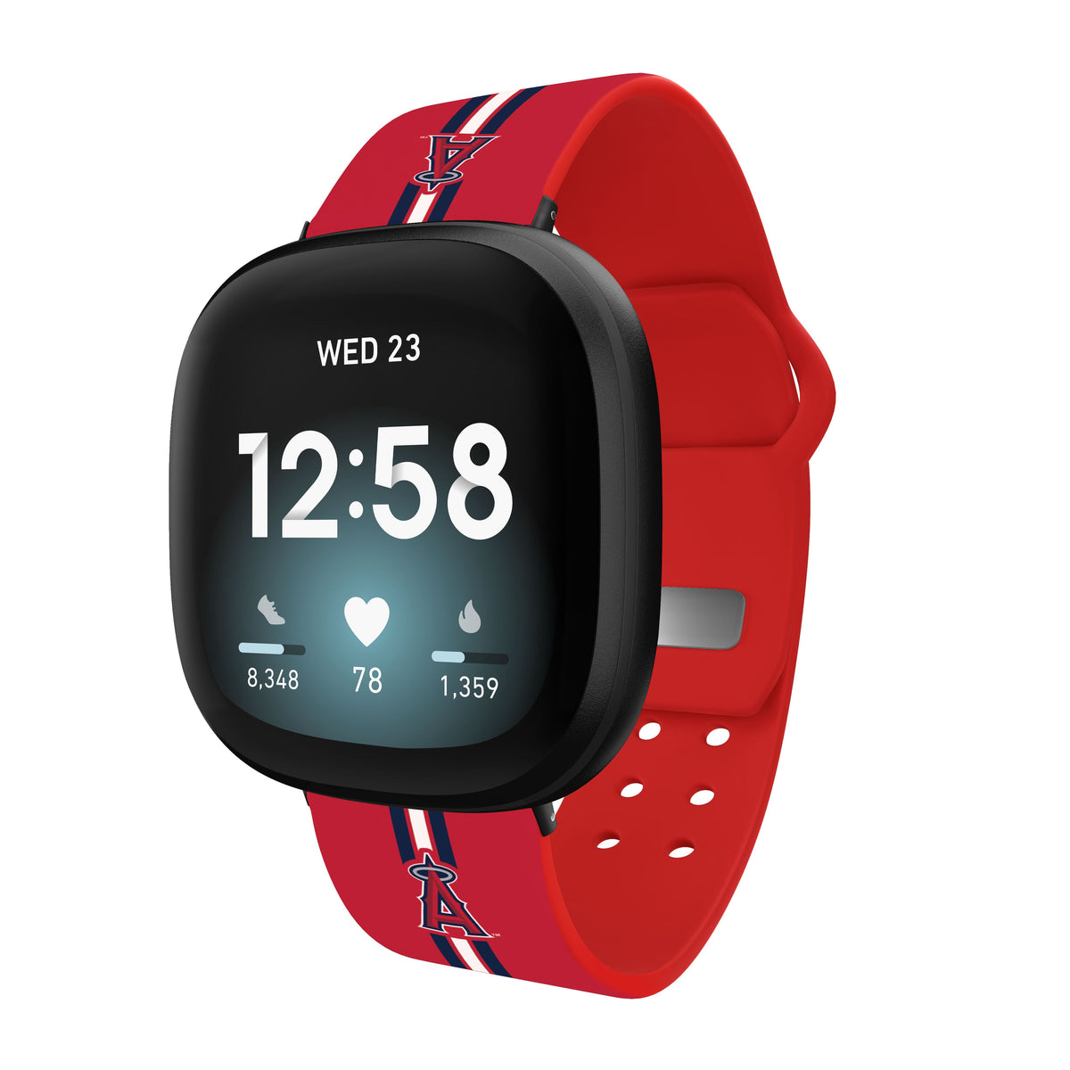 Los Angeles Angels HD Fitbit Versa 3 and Sense Watch Band
