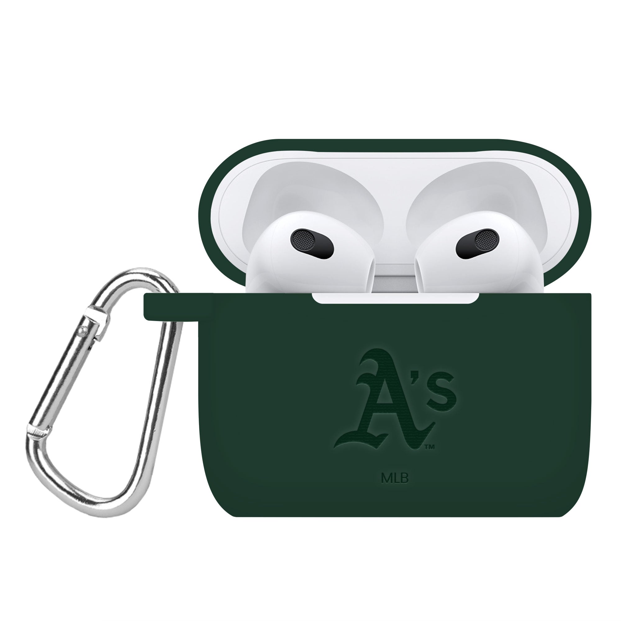 Oakland Athletics Engraved Apple Airpods Gen 3 Case Cover