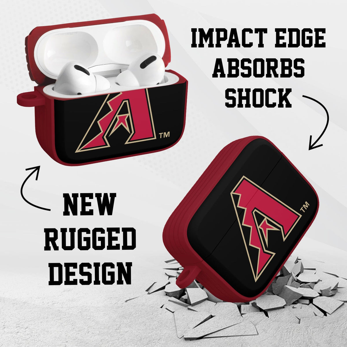 Arizona Diamondbacks Custom HDX Apple AirPods Pro Cover (Classic)