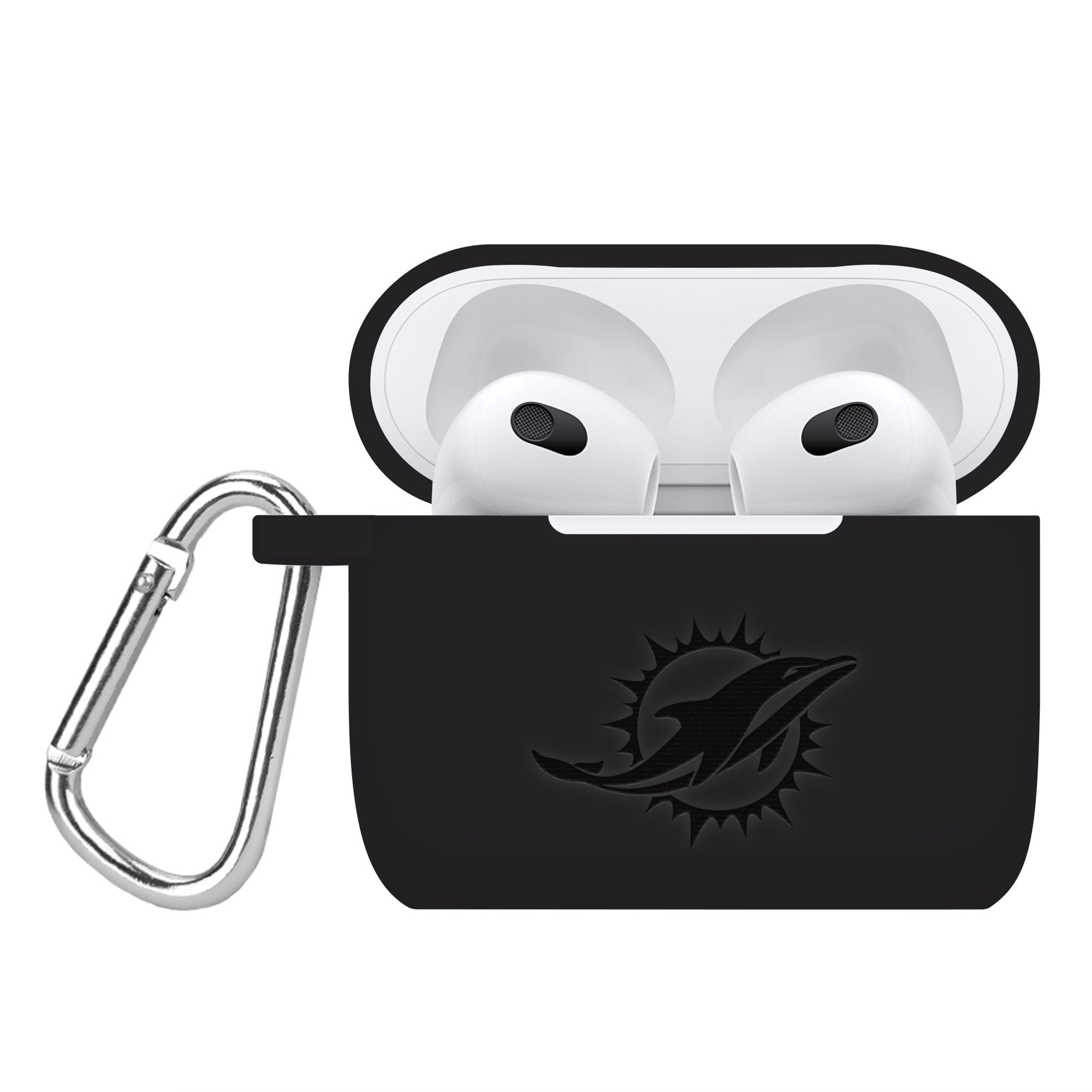 Miami Dolphins Engraved Apple Airpods Gen 3 Case Cover