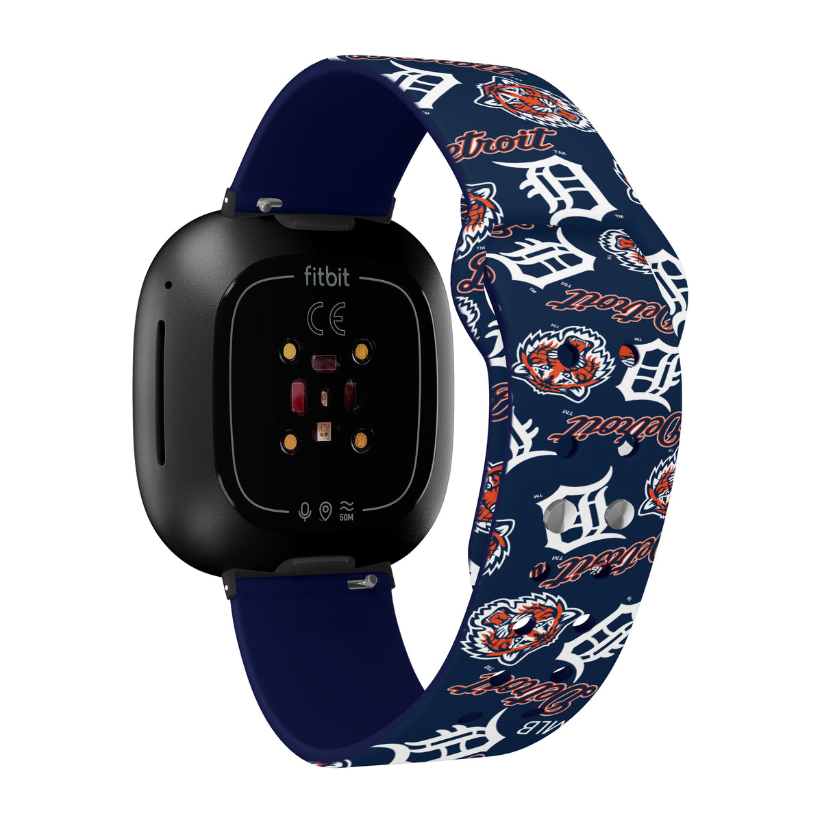 Detroit Tigers HD Fitbit Versa 3 and Sense Watch Band